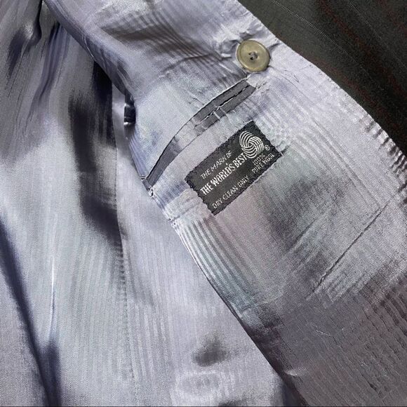 Buttega 100% wool milano coat Charcoal gray sports, blazer, suite jacket SZ 46" - Picture 9 of 12